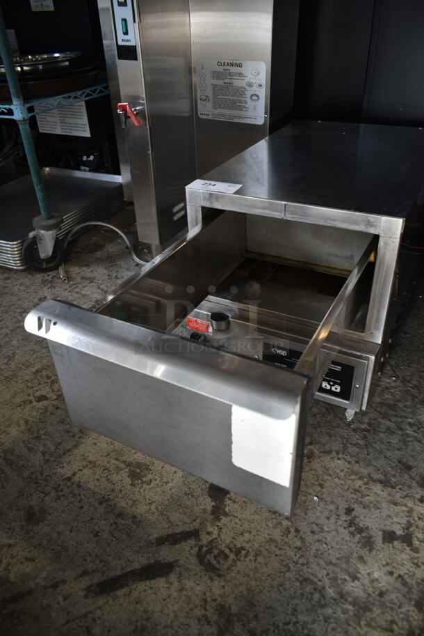 2016 Winco CVap HBB0N1IE Stainless Steel Commercial Warming Drawer. 120 Volts, 1 Phase. Tested and Working! - Image 4 of 5