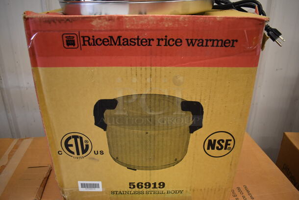 BRAND NEW IN BOX! 2022 Town 56919 Stainless Steel Commercial Countertop 92 Cup Commercial Rice Warmer. 120 Volts, 1 Phase. 18x15x16. Tested and Working! - Image 8 of 8
