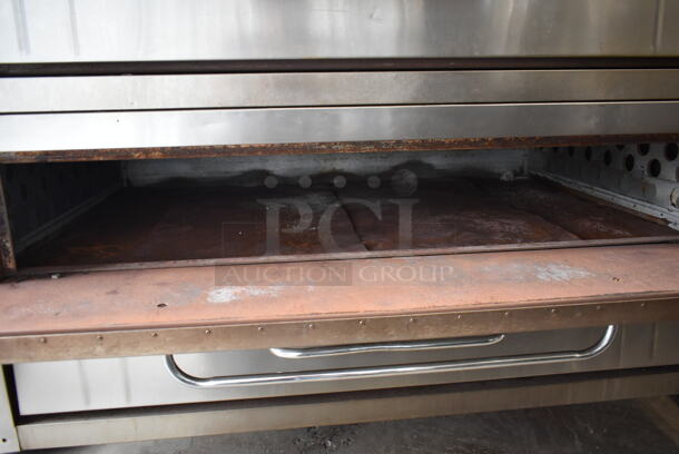 2 Bakers Pride Stainless Steel Commercial Natural Gas Powered Single Deck Pizza Oven. 2 Times Your Bid! - Image 10 of 11