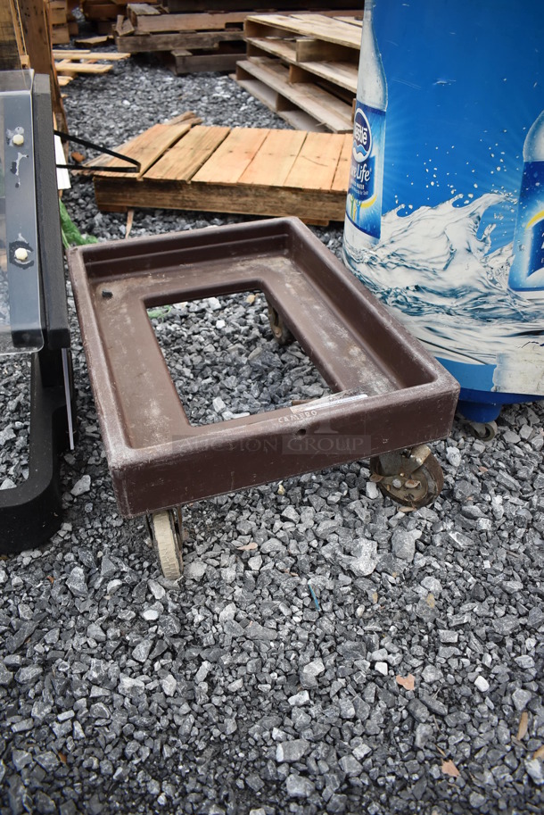 Cambro CD300 Brown Poly Dolly on Commercial Casters. 19.5x26x11 - Image 3 of 5