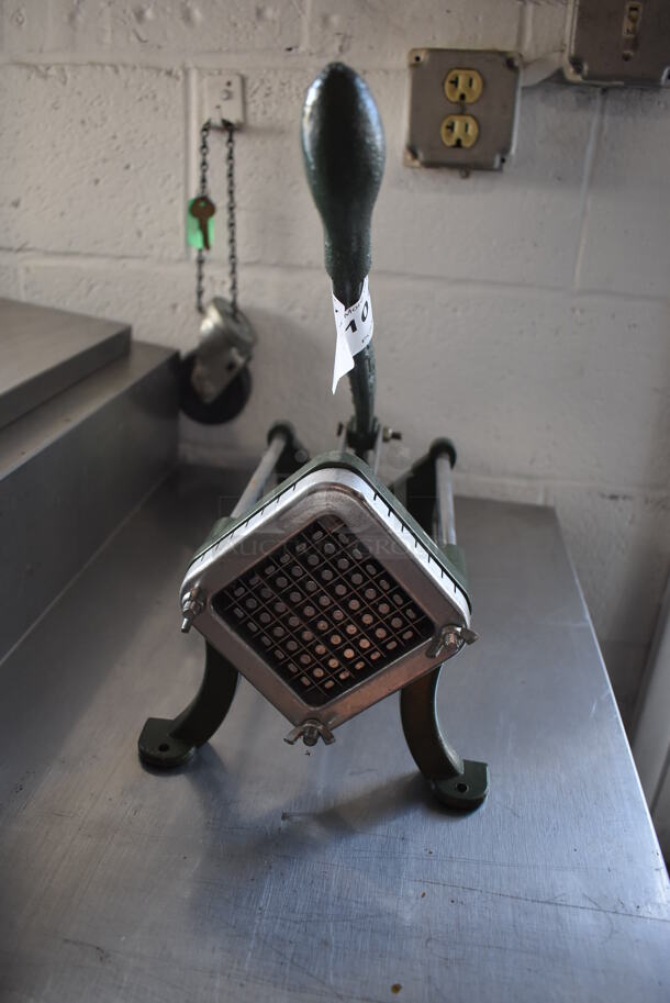 Metal Countertop French Fry Cutter. 14x8x13.5 - Image 3 of 5