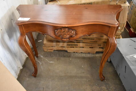 Wooden Accent Table. 