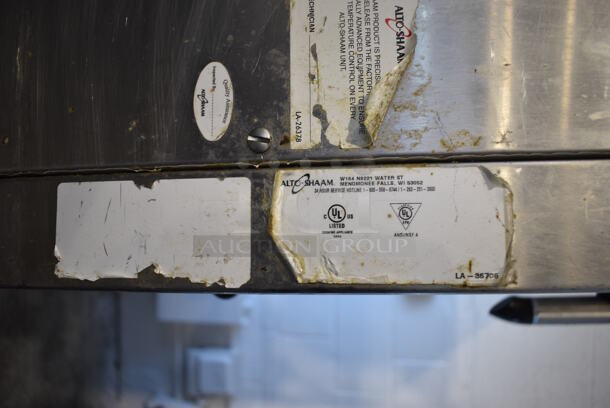 Alto Shaam Stainless Steel Commercial Electric Powered Combitherm Convection Oven on Stainless Steel Equipment Stand. Appears To Be Model CTP10-10E. 35.5x38x71 - Image 4 of 6