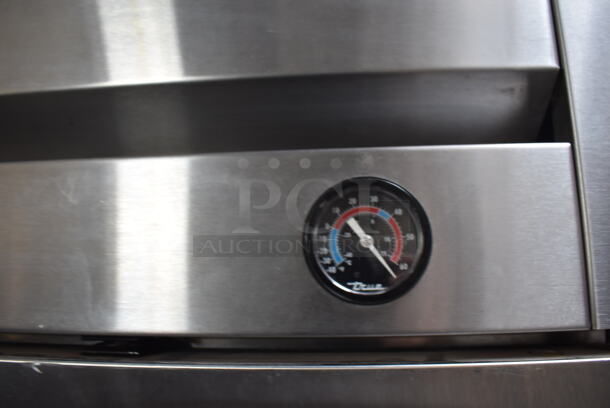 2013 True T-49F ENERGY STAR Stainless Steel Commercial 2 Door Reach In Freezer w/ Poly Coated Racks on Commercial Casters. 115 Volts, 1 Phase. Tested and Working! - Image 3 of 6