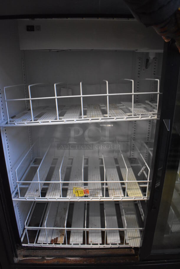 2019 True GDM-41SL-48-HC-LD Metal Commercial 2 Door Cooler Merchandiser w/ Poly Coated Racks. 115 Volts, 1 Phase. 47x21x49. Tested and Working! - Image 2 of 5