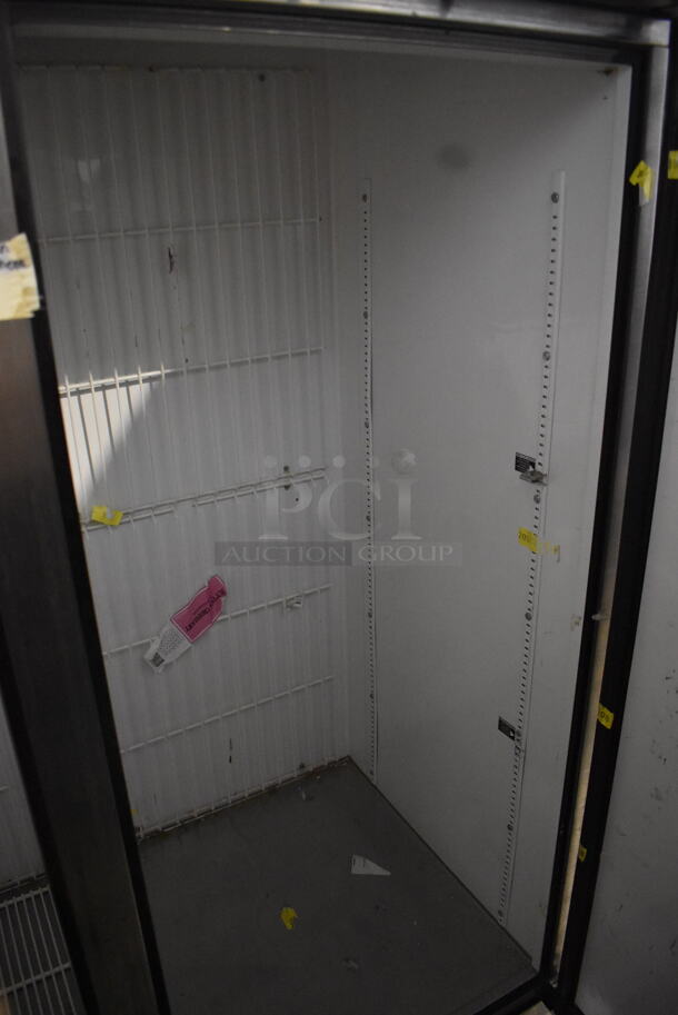 2013 True T-49F Commercial Stainless Steel Two Section Reach In Freezer on Commercial Casters. 115V/1 Phase Tested And Working - Image 4 of 5