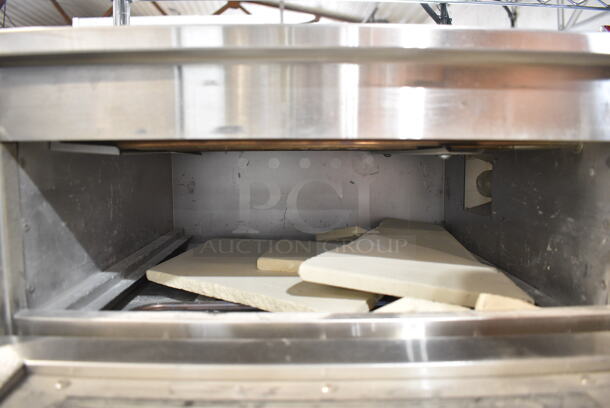 2023 Crosson CPO-160 Stainless Steel Commercial Countertop Electric Powered Pizza Oven w/ Broken Cooking Stone. 120 Volts, 1 Phase. Tested and Working! - Image 5 of 6