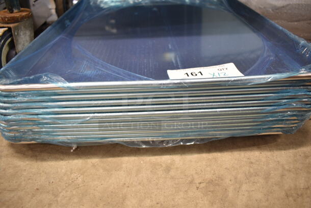 12 BRAND NEW SCRATCH AND DENT! Choice 407BUNFULL Full Size 18" x 26" 19 Gauge Wire in Rim Aluminum Bun Pan / Sheet Pan. 12 Times Your Bid! - Image 4 of 5