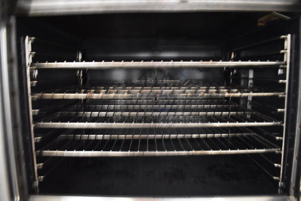 2 Southbend Marathoner Gold Stainless Steel Commercial Full Size Convection Oven w/ View Through Doors, Metal Oven Racks on Commercial Casters. 208 Volts, 3 Phase. 38x31x65. 2 Times Your Bid! - Image 4 of 7