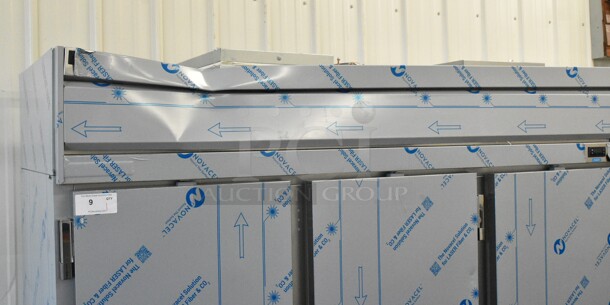 BRAND NEW SCRATCH AND DENT! Beverage Air HF3HC-1S Stainless Steel Horizon Series 78" Solid Door Reach-In Freezer. 115 Volts, 1 Phase. Tested and Working! - Image 4 of 11