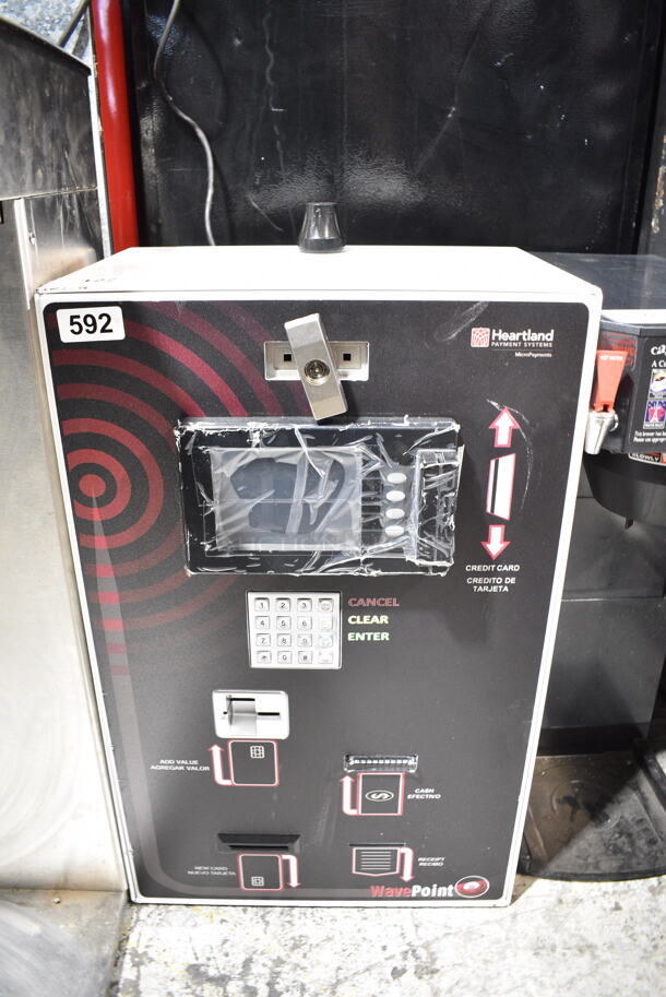 LIKE NEW! Heartland Payment Systems Metal ATM.  - Image 1 of 6