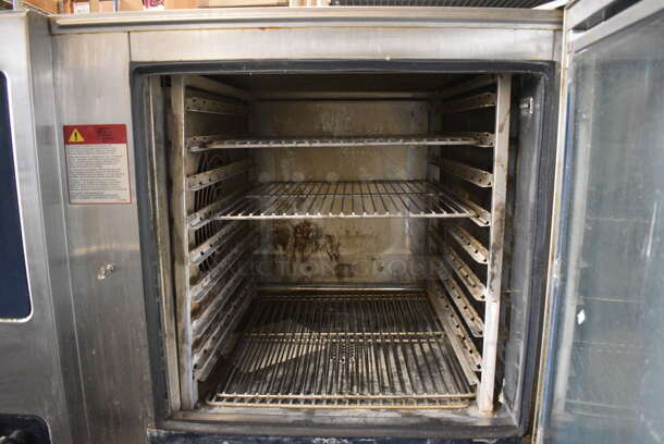 2015 Alto Shaam Model CTP7-20E Stainless Steel Commercial Combitherm Convection Oven on Stainless Steel Commercial Equipment Stand. 208-240 Volts, 3 Phase. 44x40x64 - Image 6 of 8