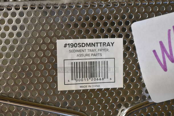 3 BRAND NEW SCRATCH AND DENT! 190SDMNTTRAY 14" x 12 1/4" x 6 1/2" Fryer Sediment Tray. 3 Times Your Bid! - Image 5 of 6