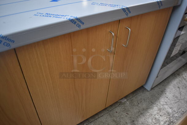 BRAND NEW! Vollrath ACS FAB LLC Stainless Steel Counter w/ 6 Wood Pattern Doors. - Image 4 of 8