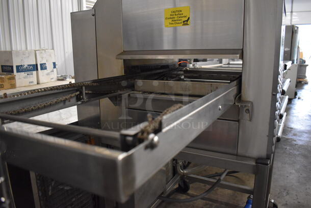 Belshaw Adamatic TG-50 Stainless Steel Commercial Floor Style Thermoglaze Icing Machine on Commercial Casters. 208 Volts, 1 Phase. 81x34x54 - Image 8 of 11