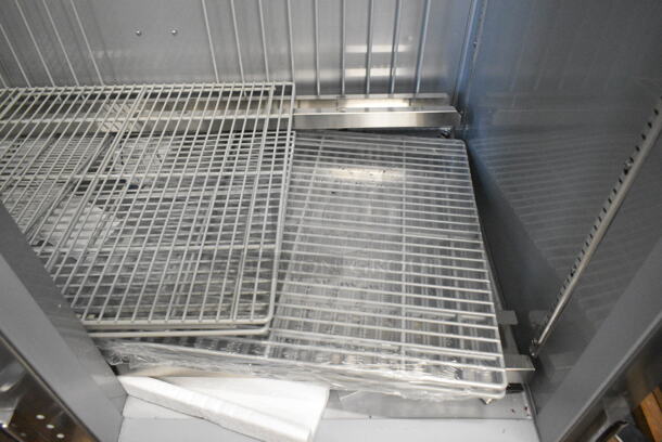 BRAND NEW SCRATCH AND DENT! Beverage Air HF3HC-1S Stainless Steel Horizon Series 78" Solid Door Reach-In Freezer. 115 Volts, 1 Phase. Tested and Working! - Image 10 of 11