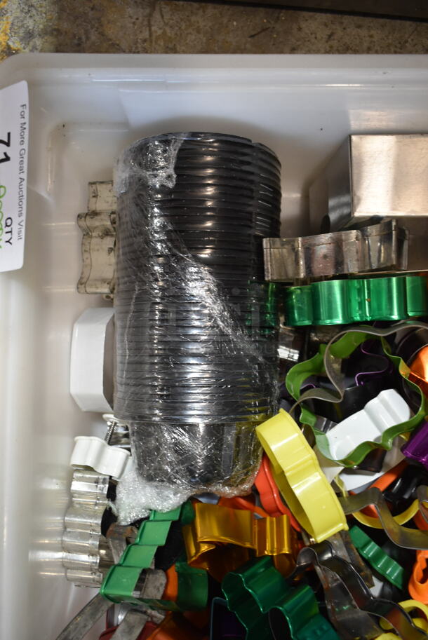 ALL ONE MONEY! Lot of Various Items Including Cookie Cutters in Bin - Image 3 of 6