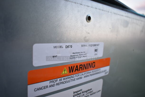 BRAND NEW SCRATCH AND DENT! Manitowoc D570 Stainless Steel Ice Storage Bin - 532 lb.   - Image 5 of 5