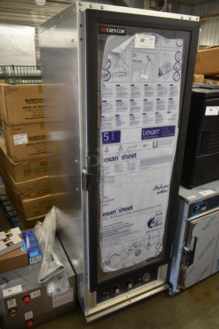 BRAND NEW! Cres Cor 0747 071 Metal Commercial Single Door Proofing Heated Holding Cabinet on Commercial Casters. 120 Volts, 1 Phase. Tested and Working!