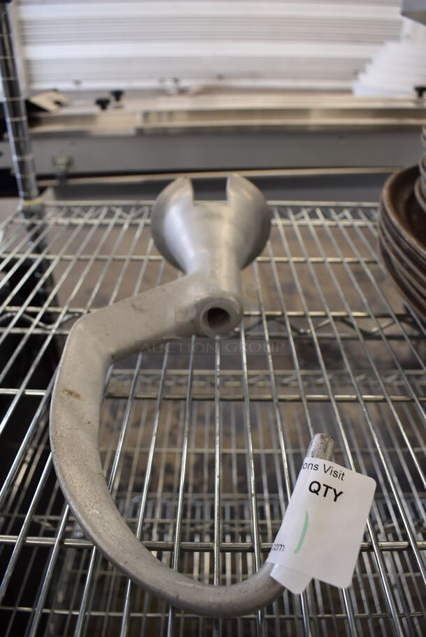 Metal Commercial Dough Hook Attachment for Hobart Mixer. 6.5x4.5x14 - Image 2 of 5