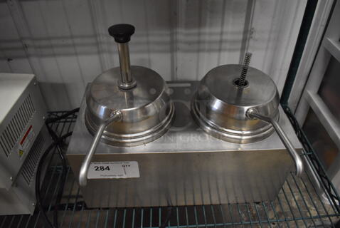 Server Stainless Steel Commercial Countertop Food Warmer Pump. 17x8.5x12