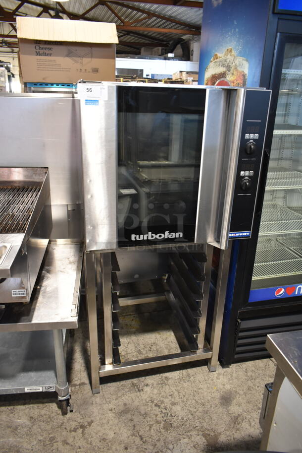 Moffat Turbofan Stainless Steel Commercial Electric Powered Half Size Oven w/ View Through Door and Lower Pan Rack. 208-240 Volts, 1 Phase. - Image 1 of 5