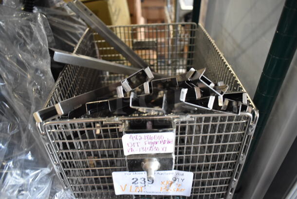 ALL ONE MONEY! Lot of 482186010 Metal Fry Basket and 18 Metal Pieces - Image 4 of 5