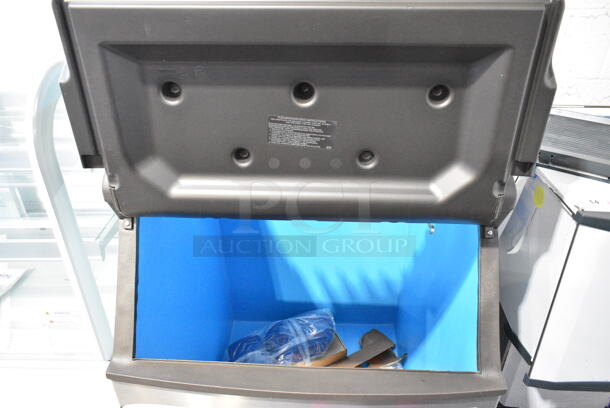 BRAND NEW SCRATCH AND DENT! Manitowoc D570 Stainless Steel Ice Storage Bin - 532 lb.  - Image 8 of 9