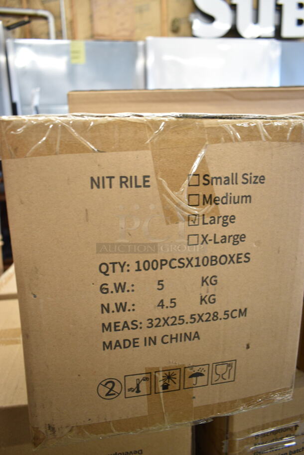 37 BRAND NEW Boxes of Nitrile Large Gloves. 37 Times Your Bid!  - Image 3 of 5