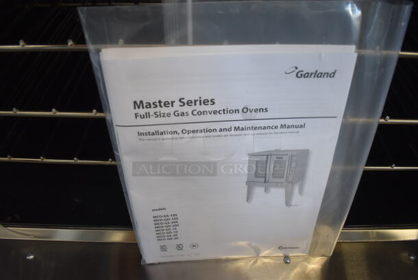 2 BRAND NEW SCRATCH AND DENT! 2022 Garland MCO-GS-10S Master 200 Natural Gas Powered Full Size Convection Ovens w/ View Through Doors, Metal Oven Racks and Thermostatic Controls. 60,000 BTU. 38x38x71. 2 Times Your Bid! - Image 10 of 11