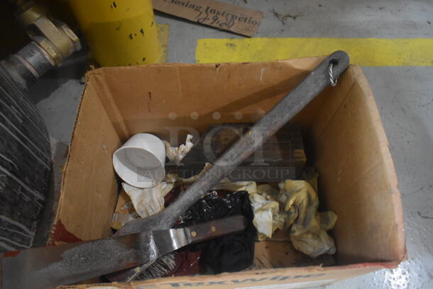 ALL ONE MONEY! Lot of Various Items Gray Barrel, Black Poly Trash Can and Metal Barrel of Various Parts. BUYER MUST REMOVE. - Image 6 of 6
