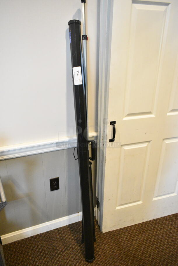 Da-Lite Pull Down Projector Screen on Tripod. (secondary dining room) - Image 2 of 4