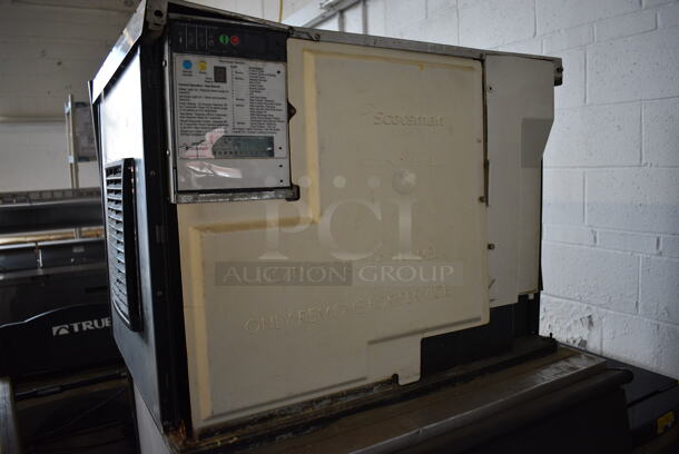 Scotsman Model C0530SA-1A Stainless Steel Commercial Ice Machine Head on Commercial Ice Machine Bin w/ Tubing. 115 Volts, 1 Phase. 31x34x69 - Image 2 of 7