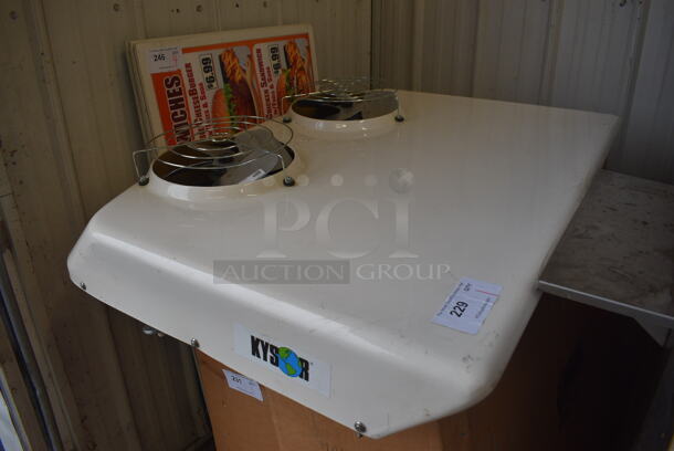 BRAND NEW IN BOX! Kysor Model 942008 COND KC110 Metal Condenser for Reefer Truck. 41x32x11 - Image 3 of 5