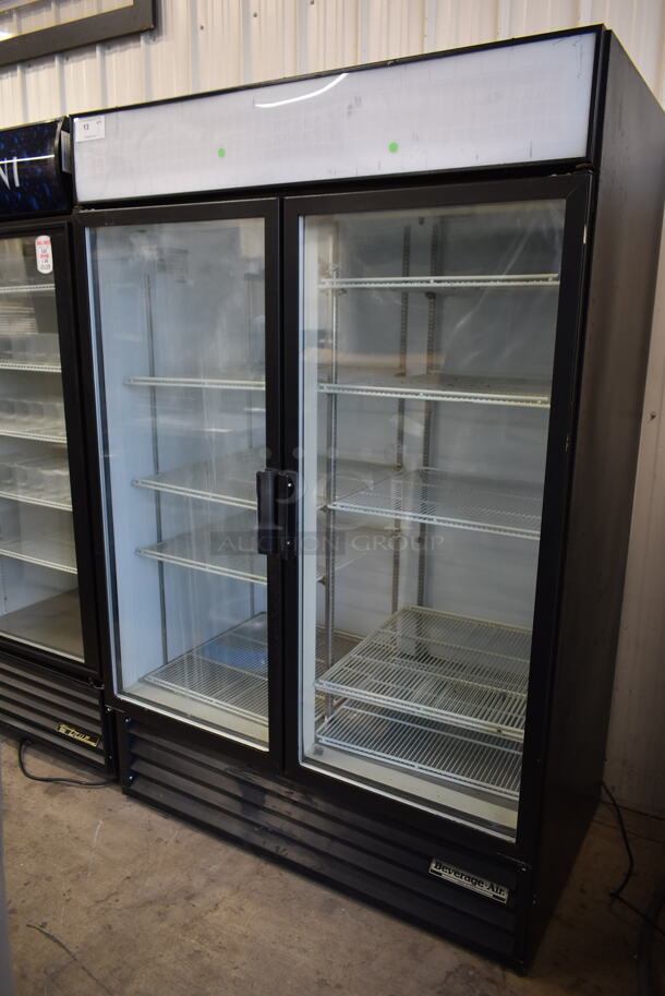 Beverage Air MT49 Metal Commercial 2 Door Reach In Cooler Merchandiser w/ Poly Coated Racks. 115 Volts, 1 Phase. Tested and Does Not Power On