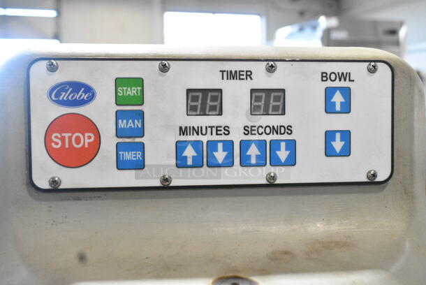 Globe SP62P Metal Commercial Floor Style 60 Quart Planetary Dough Mixer w/ Mixing Bowl, Bowl Guard and Dough Hook Attachment. 220 Volts, 1 Phase. - Image 5 of 7