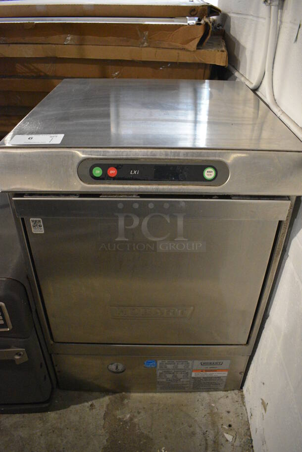 Hobart Model LXIC Stainless Steel Commercial Undercounter Dishwasher. 120 Volts, 1 Phase. 24x25x34