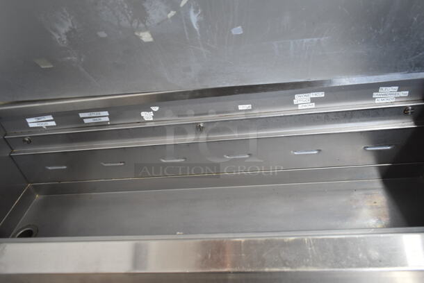 Traulsen TS048HT Stainless Steel Commercial Pizza Prep Table. 115 Volts, 1 Phase. Cannot Test Due To Cut Power Cord - Image 4 of 8