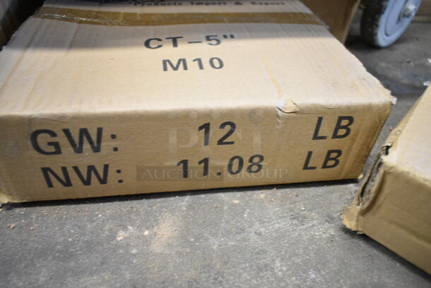 8 Boxes of 4 BRAND NEW SCRATCH AND DENT! Commercial Casters. 8 Times Your Bid!  - Image 5 of 5