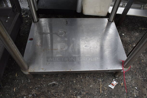 Stainless Steel Table w/ Under Shelf. 30x24x34 - Image 4 of 4