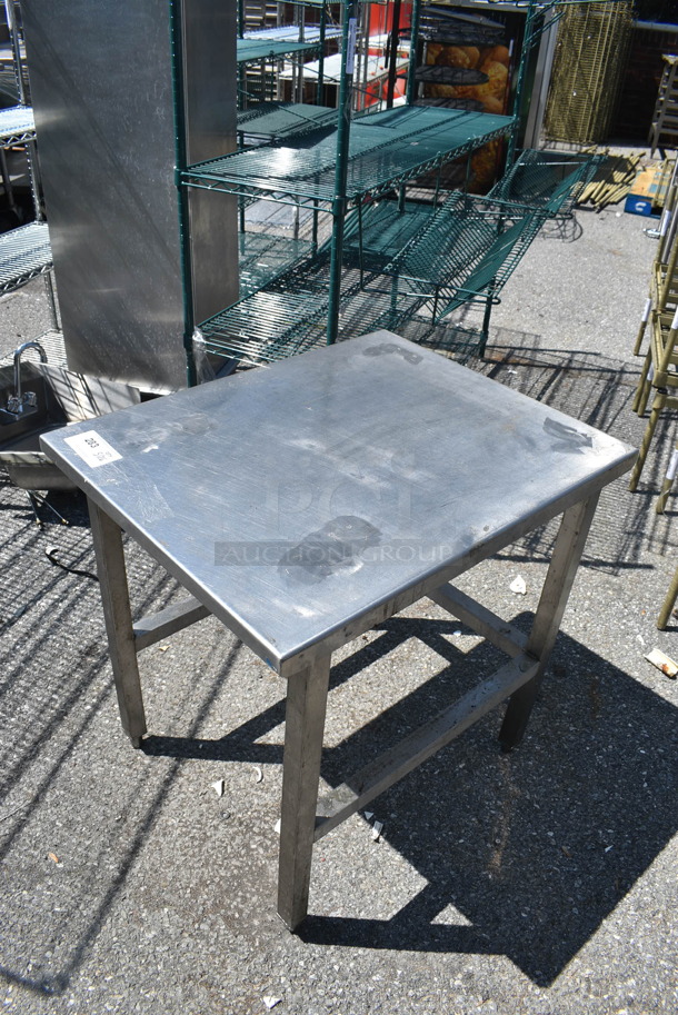 Stainless Steel Equipment Stand On Galvanized Legs - Image 3 of 3