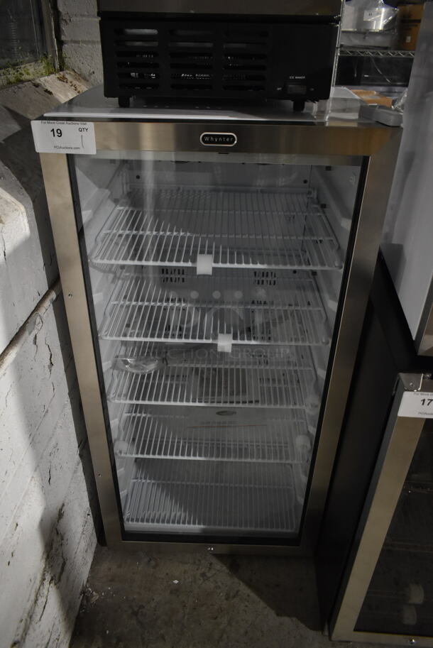 BRAND NEW SCRATCH AND DENT! Whynter CBM-815WS Freestanding 8.1 CF Commercial Beverage Merchandiser. 115 Volts, 1 Phase. Tested and Working!