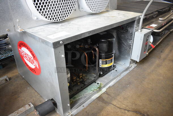 Trenton Metal Commercial Compressor for Walk In Cooler. Goes GREAT w/ Lot 229! 200/230-240 Volt, 3 Phase. 36x32x20