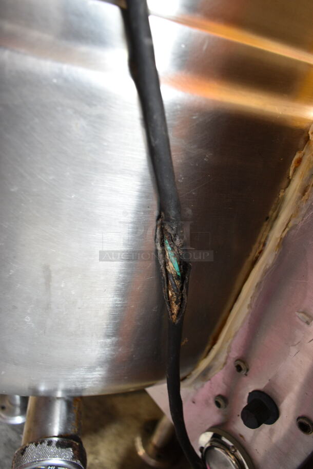 Cleveland KGL 80 Stainless Steel Commercial Floor Style 80 Gallon Steam Kettle. Appears To Be Direct Steam - Image 5 of 6