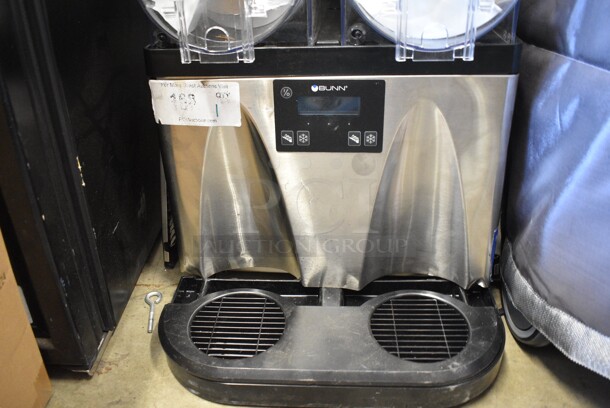 BRAND NEW SCRATCH AND DENT! 2023 Bunn ULTRA NX Stainless Steel Commercial Countertop Double 3 Gallon Slushy Machine. 120 Volts, 1 Phase. Tested and Working! - Image 3 of 7