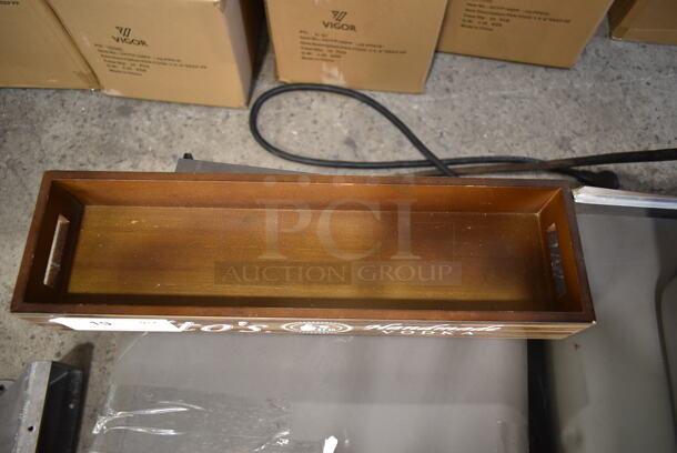 Tito's Vodka Wood Pattern Bin. - Image 2 of 4