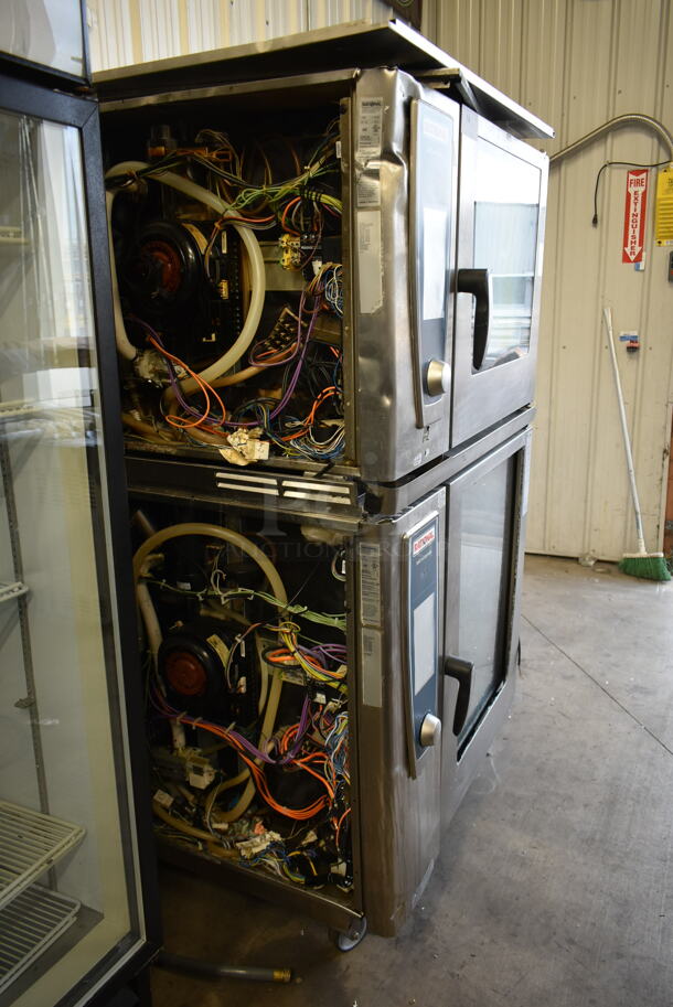 2 2017/2019 Rational Stainless Steel Commercial Combitherm Self Cooking Center Convection Ovens on Commercial Casters. Top Model: SCC WE 62. Bottom Model: SCC WE 102. 480 Volts, 3 Phase. 2 Times Your Bid! - Image 6 of 10