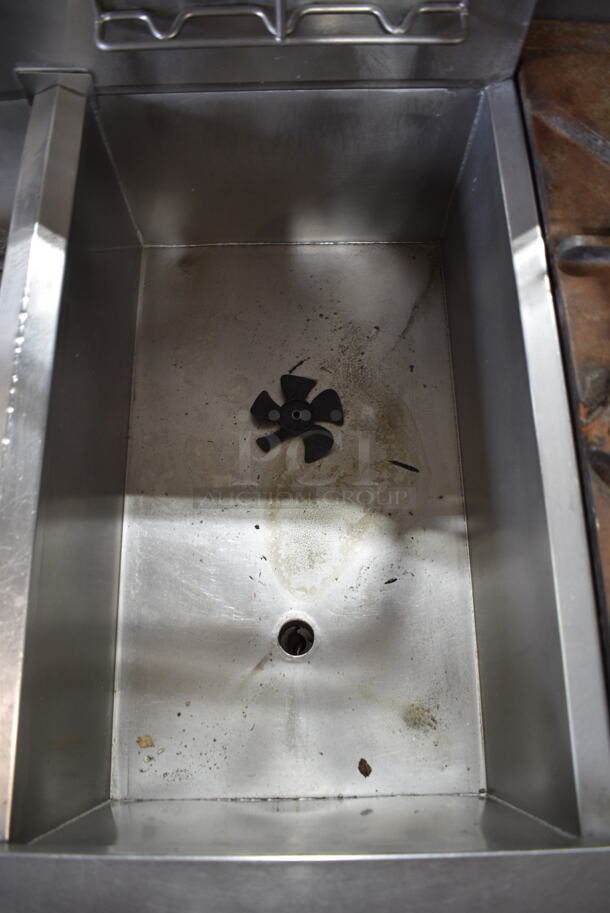 2014 Frymaster GPCRBSC Stainless Steel Commercial Floor Style Natural Gas Powered Deep Fat Fryer w/ Dumping Station on Commercial Casters. 80,000 BTU.  - Image 6 of 10