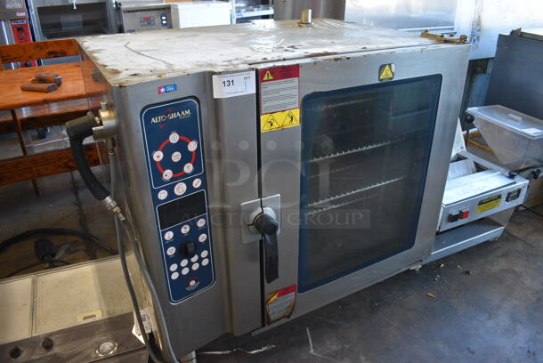 	2012 Alto Shaam Model 10.10 ES Stainless Steel Commercial Electric Powered Combitherm Convection Oven w/ View Through Door and Metal Oven Racks. 208-240 Volts, 3 Phase. 42x32x40 - Image 2 of 7