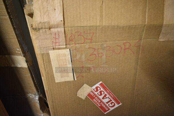 3 BRAND NEW SCRATCH AND DENT! Aarco DCC3630RS Aluminum Bulletin Board 30"W X 36"H Enclosed. 3 Times Your Bid! - Image 5 of 5